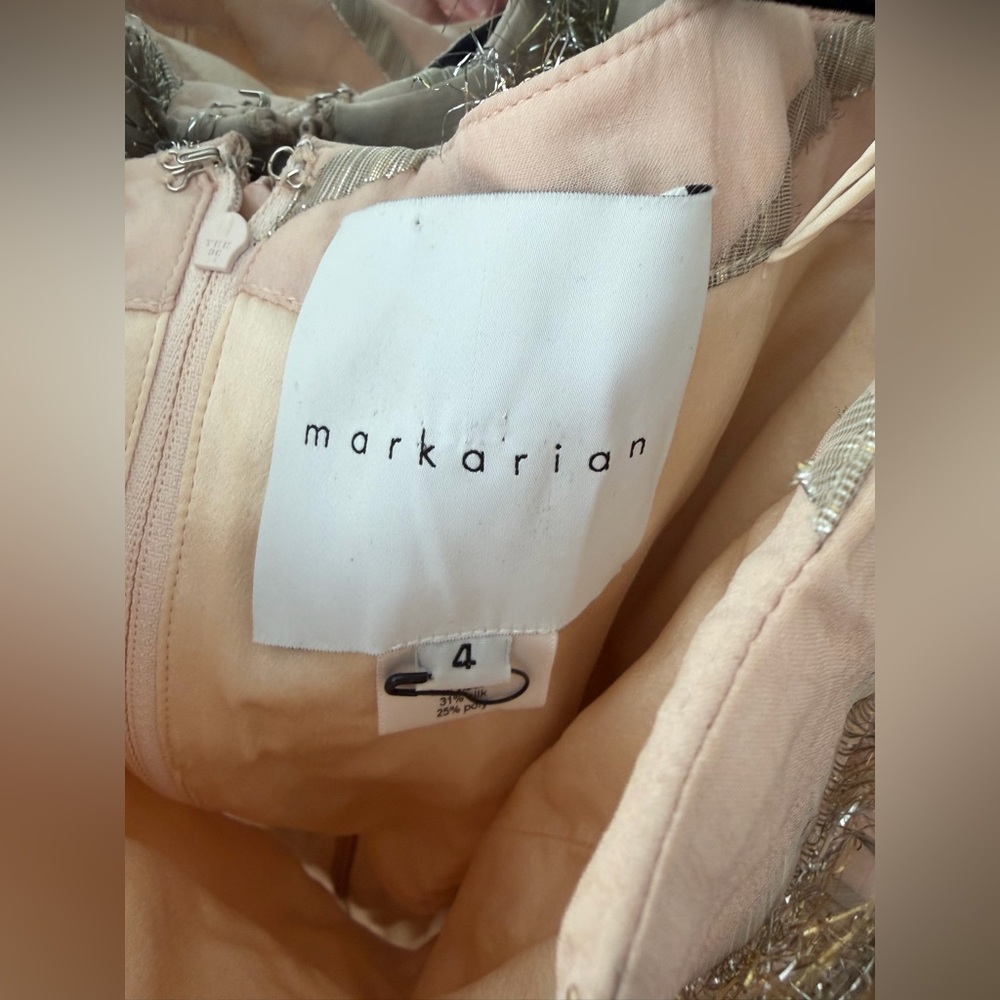 Markarian Cream Textured Maxi Dress — image 4 of 4